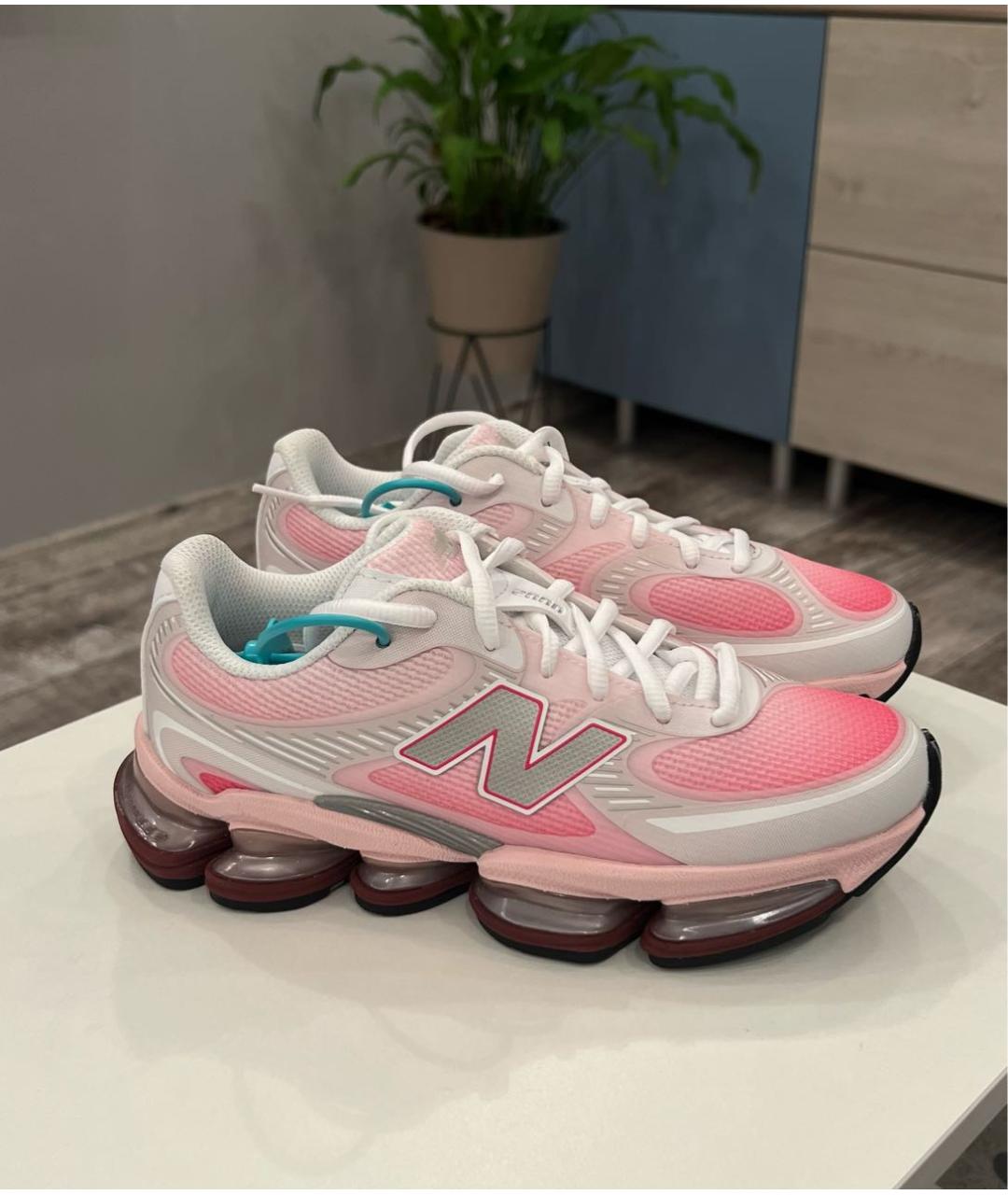 NEW BALANCE Розовые синтетические кроссовки, фото 5