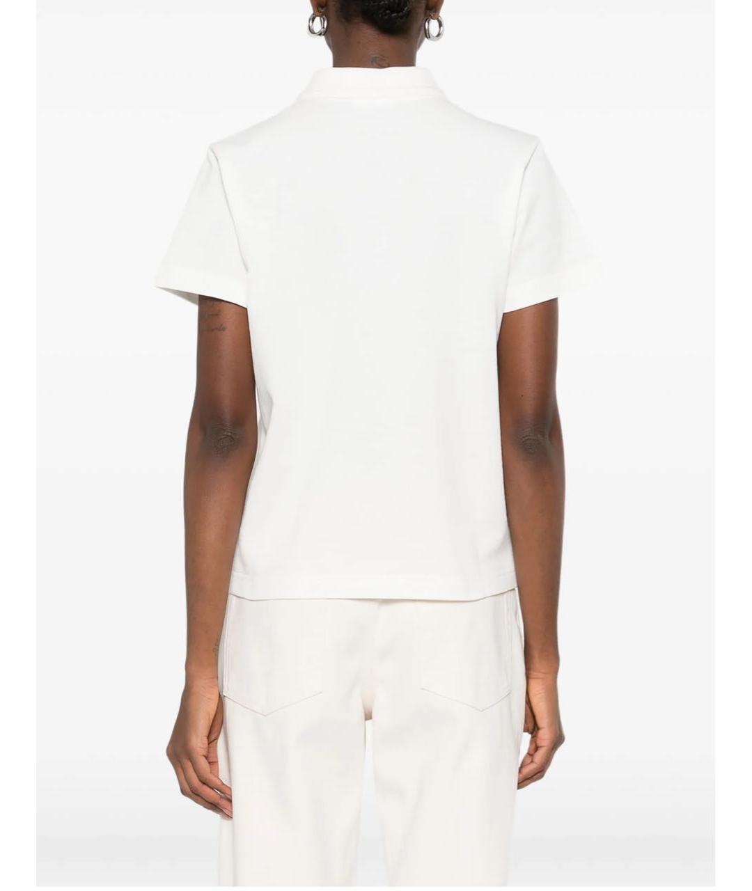 MONCLER Белая хлопковая футболка, фото 3