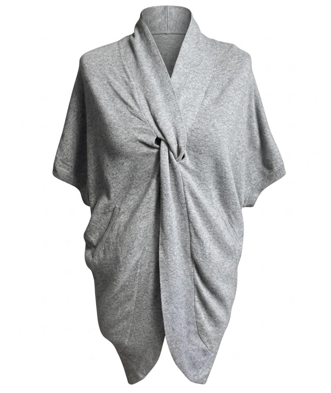 ERMANNO SCERVINO Серый шерстяной джемпер / свитер, фото 1