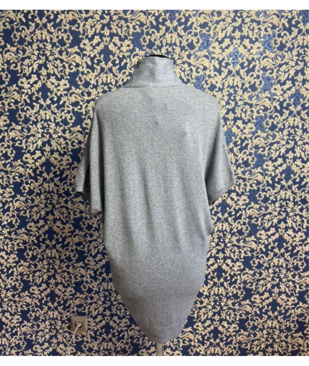 ERMANNO SCERVINO Серый шерстяной джемпер / свитер, фото 2