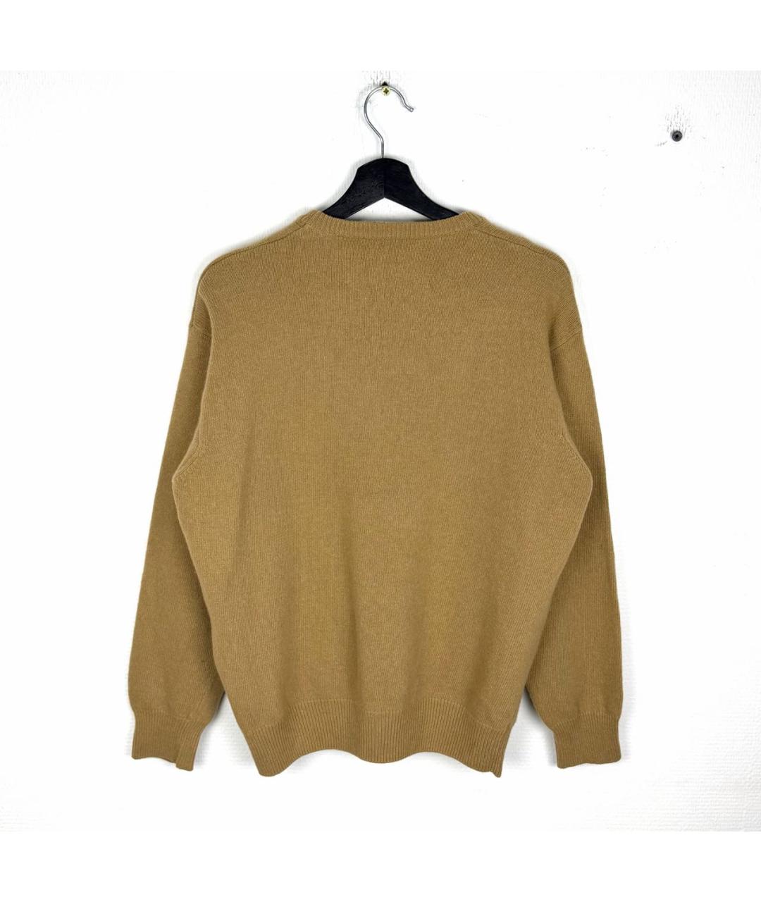 VALENTINO Бежевый шерстяной джемпер / свитер, фото 3