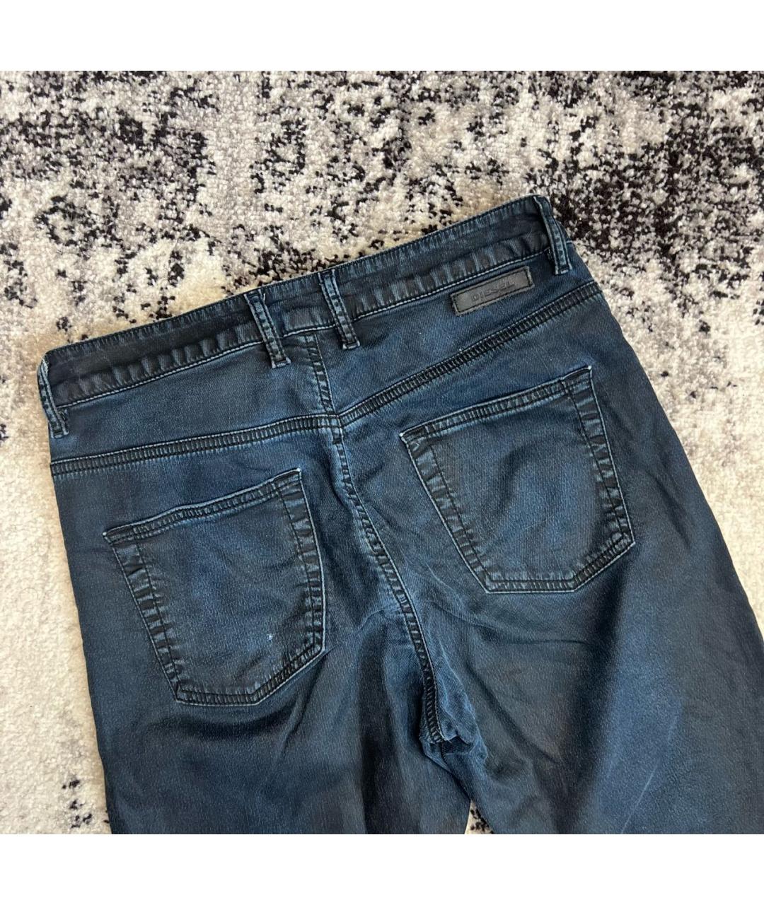 DIESEL Темно-синие прямые джинсы, фото 8