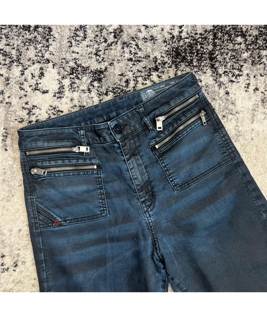 DIESEL Темно-синие прямые джинсы, фото 2