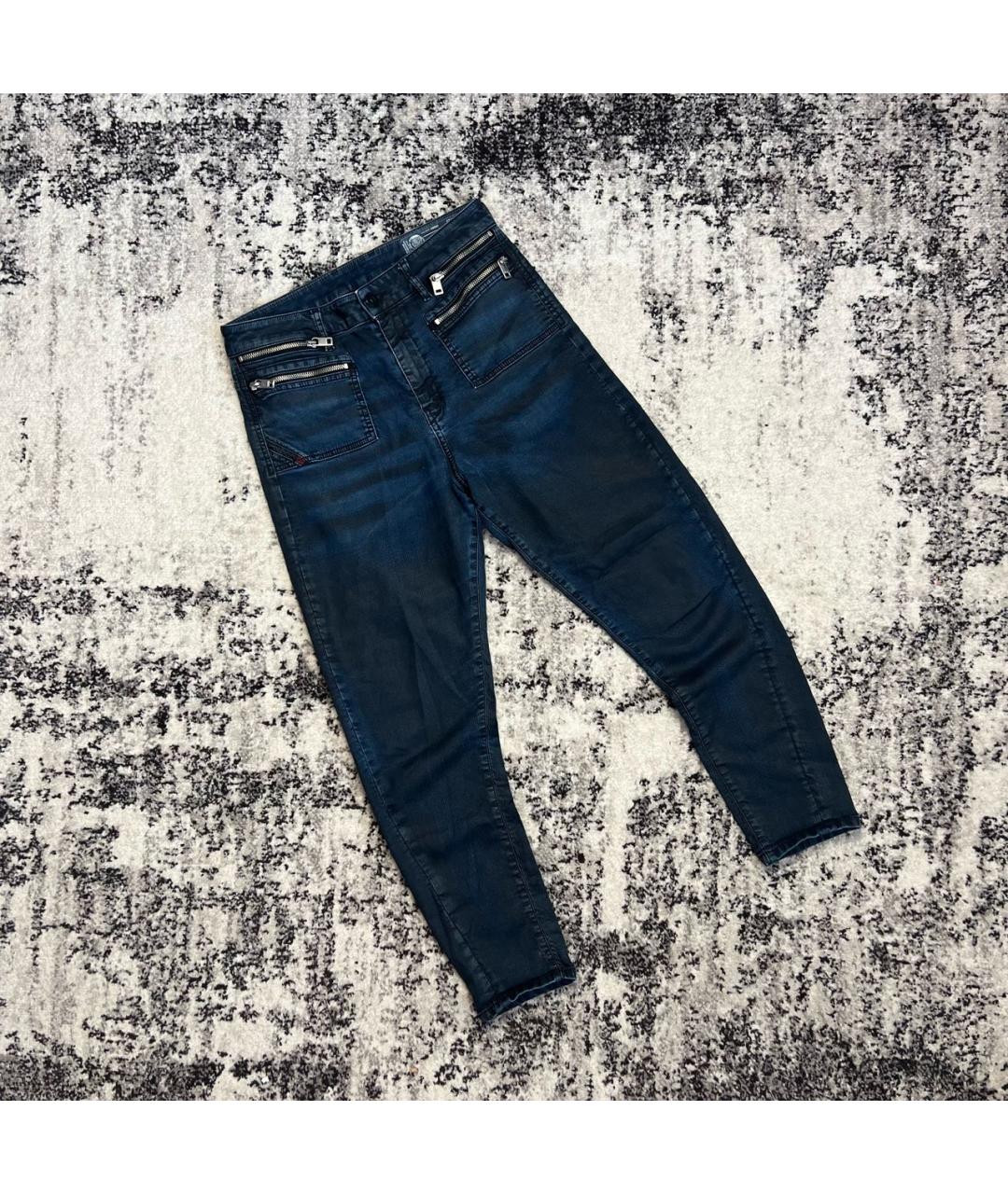 DIESEL Темно-синие прямые джинсы, фото 9