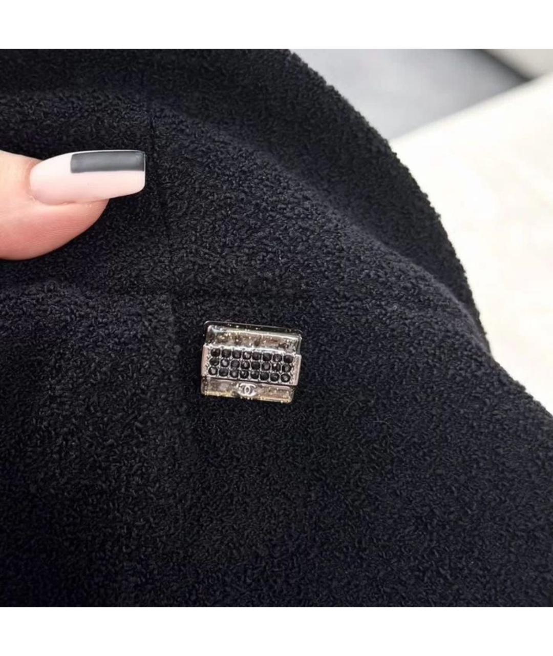 CHANEL Черное повседневное платье, фото 4