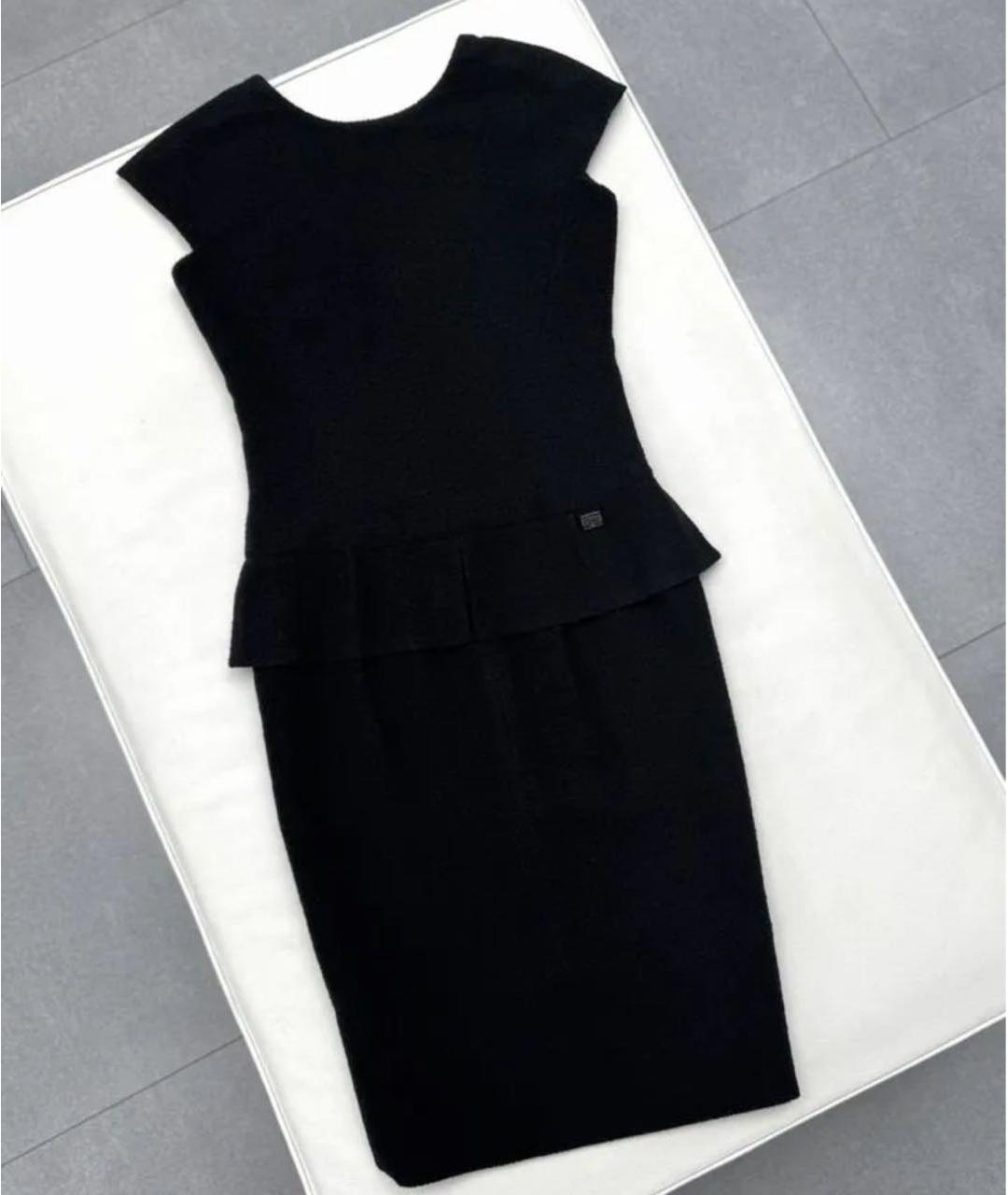 CHANEL Черное повседневное платье, фото 8