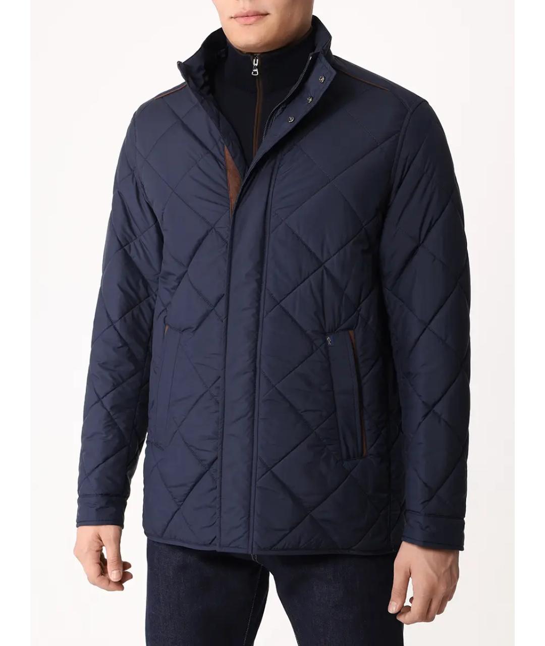 PAUL & SHARK Синяя полиамидовая куртка, фото 4