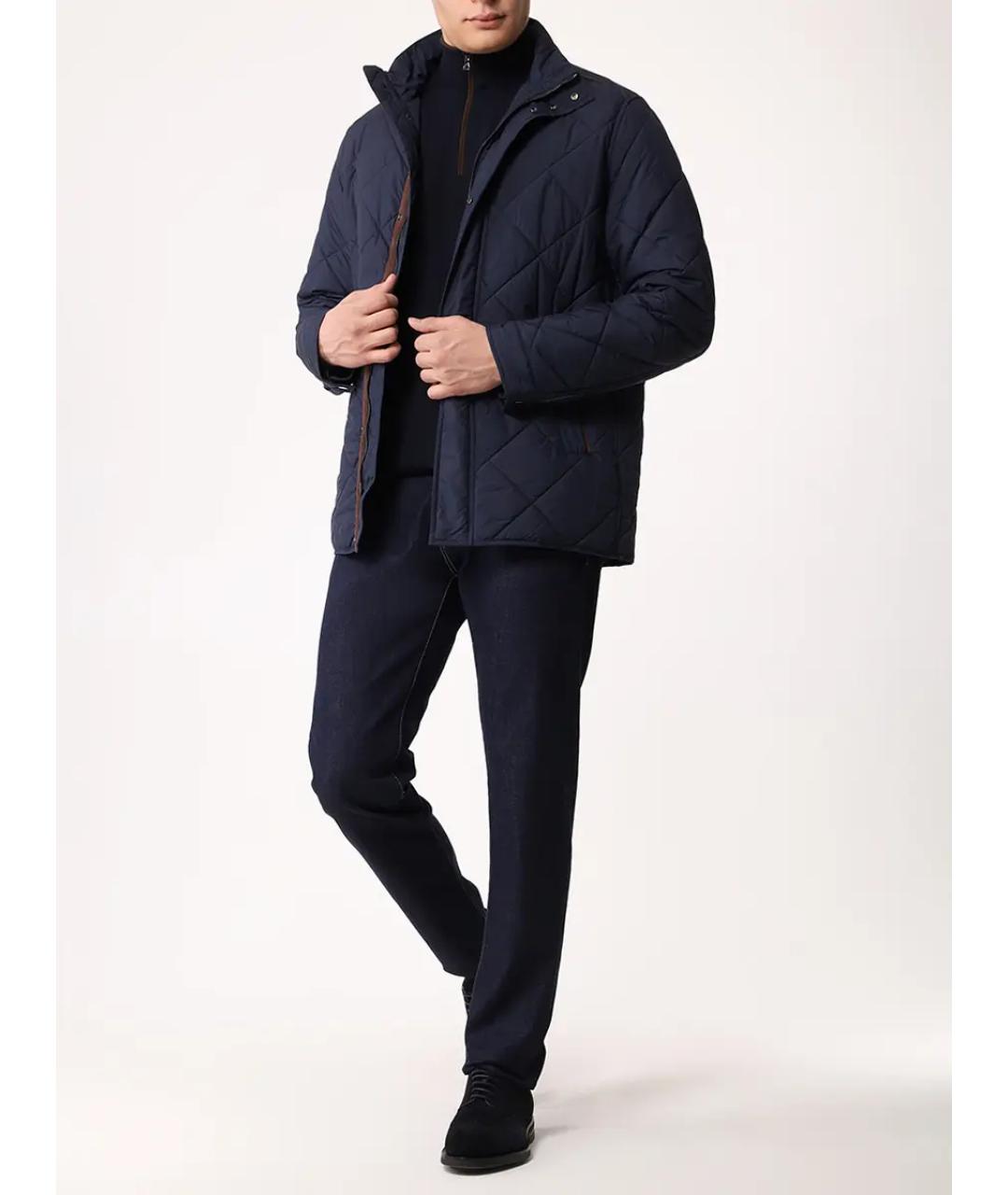 PAUL & SHARK Синяя полиамидовая куртка, фото 2