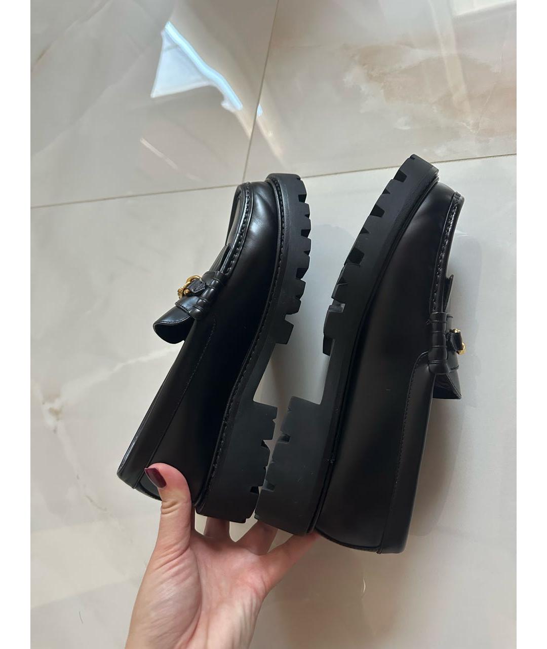 CELINE Черные лоферы, фото 9