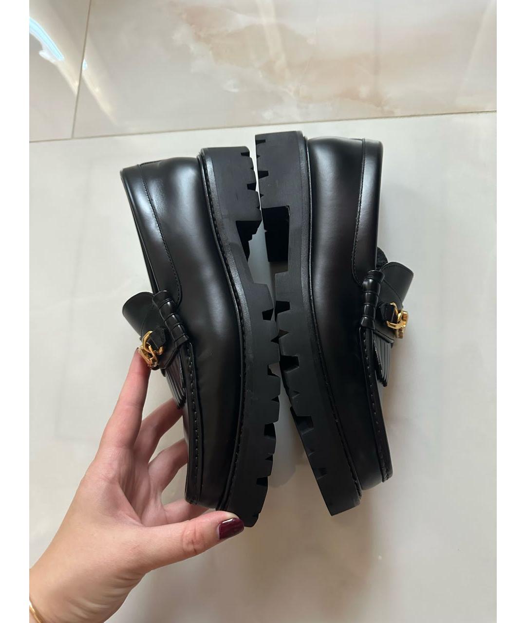 CELINE Черные лоферы, фото 6