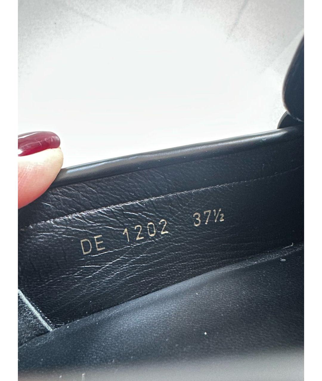 CELINE Черные лоферы, фото 8