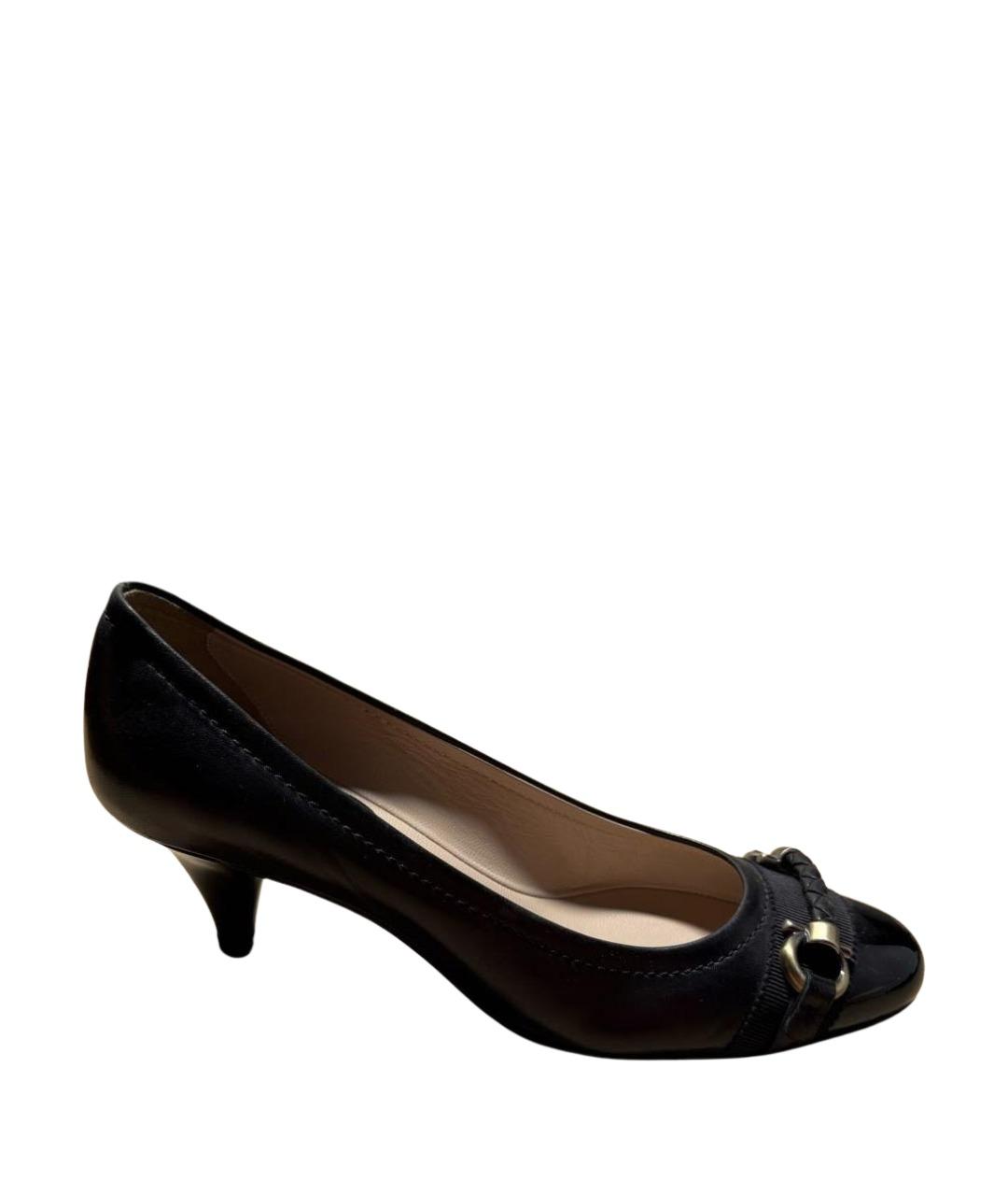 FERRAGAMO Черные туфли из искусственной кожи, фото 1