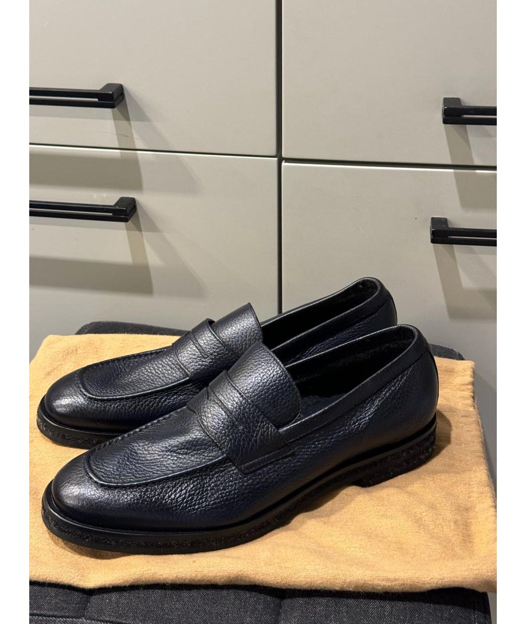 BARRETT Черные кожаные туфли, фото 6