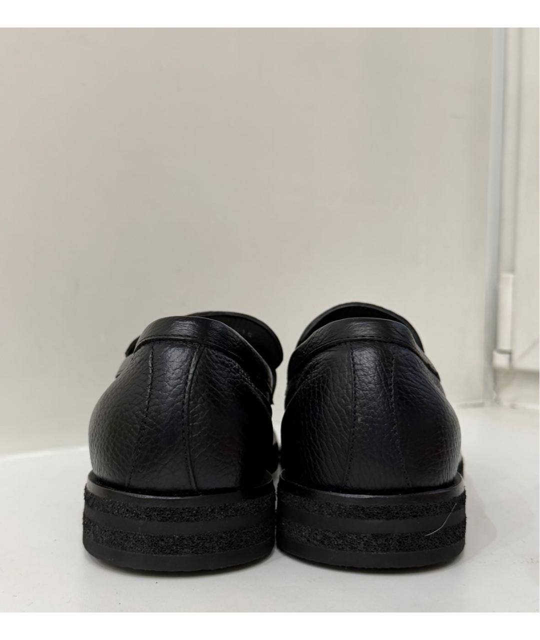 BARRETT Черные кожаные туфли, фото 3