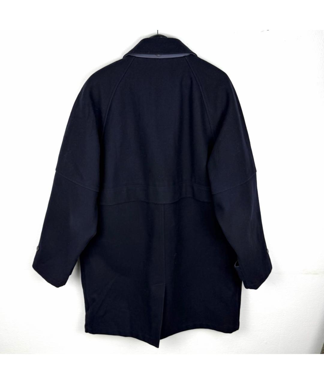 ZEGNA Синее шерстяное пальто, фото 2