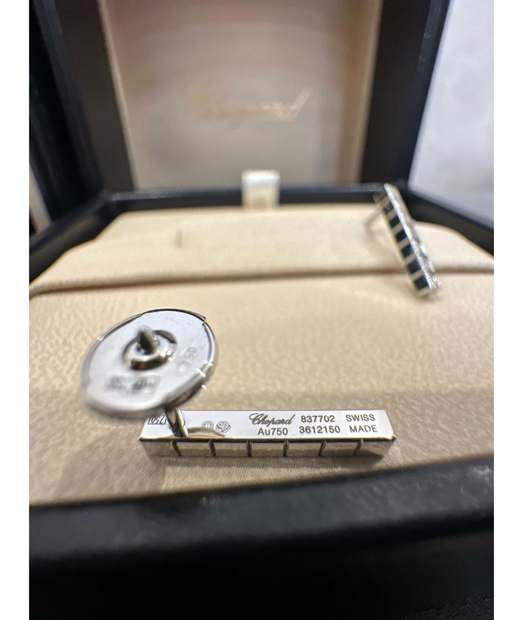 CHOPARD Серебряные серьги из белого золота, фото 4