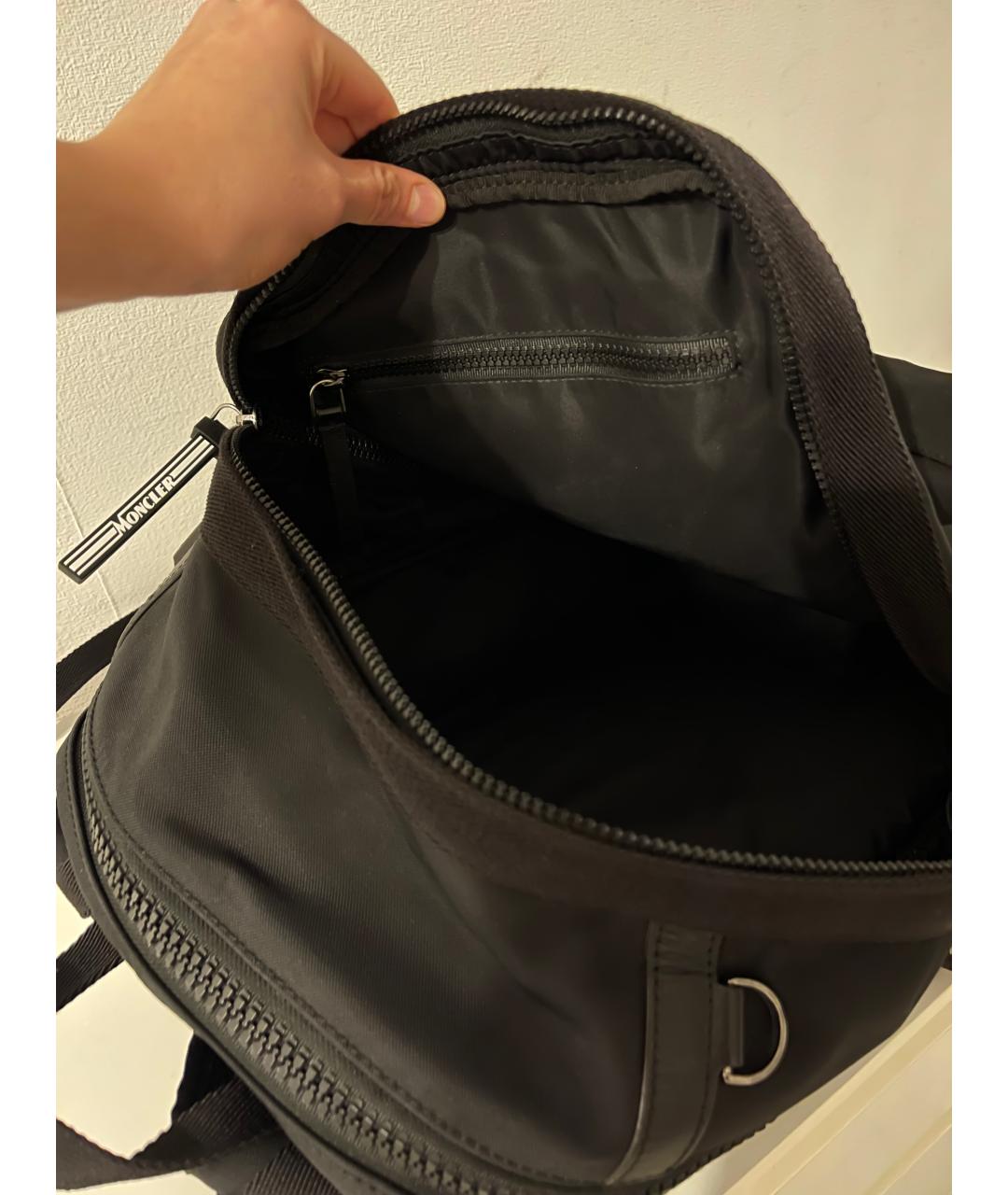MONCLER Черный рюкзак, фото 7