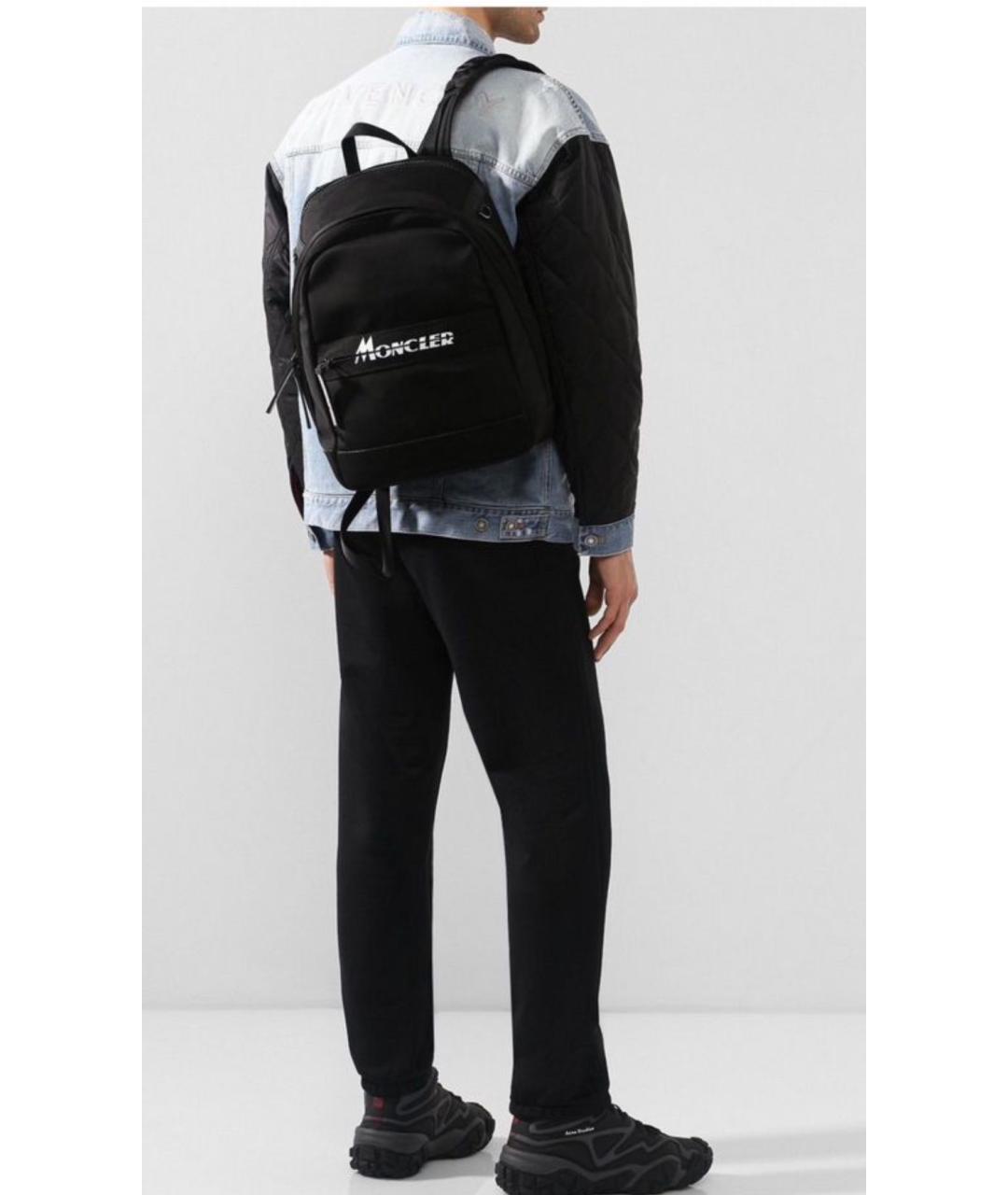MONCLER Черный рюкзак, фото 2