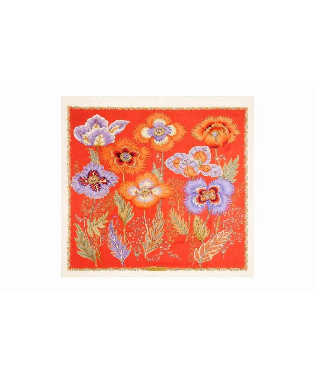 FERRAGAMO Мульти шелковый платок, фото 6