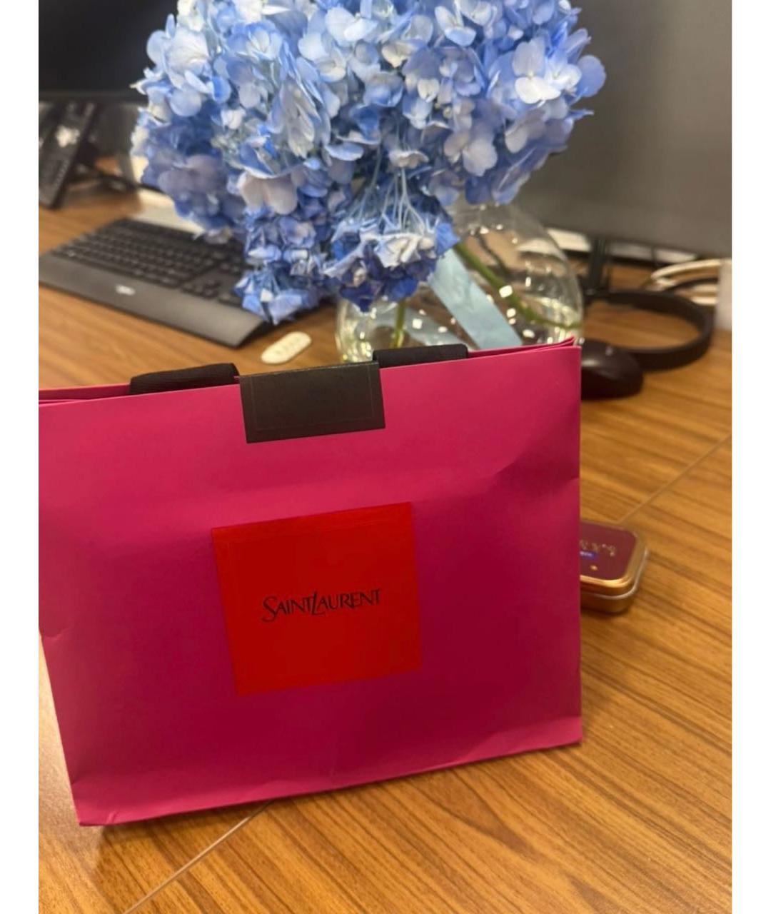 SAINT LAURENT Золотые позолоченные серьги, фото 4