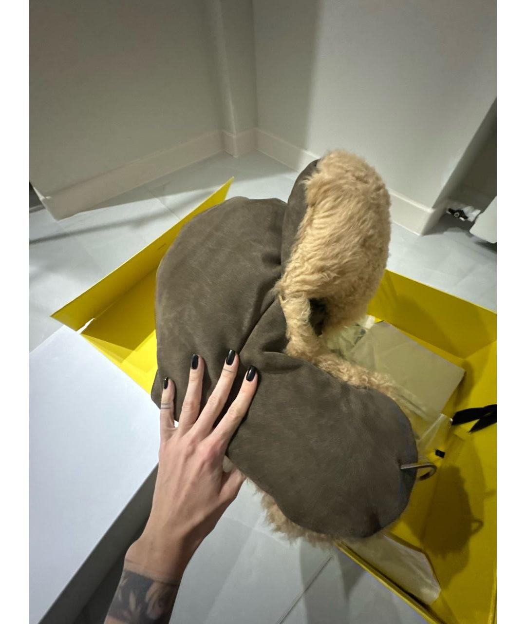 DSQUARED2 Коричневая шапка, фото 4