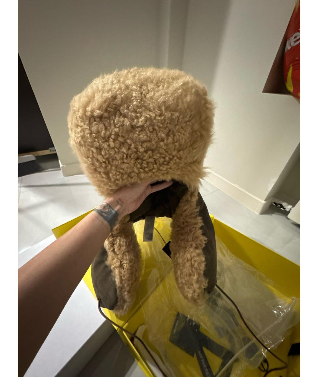 DSQUARED2 Коричневая шапка, фото 6