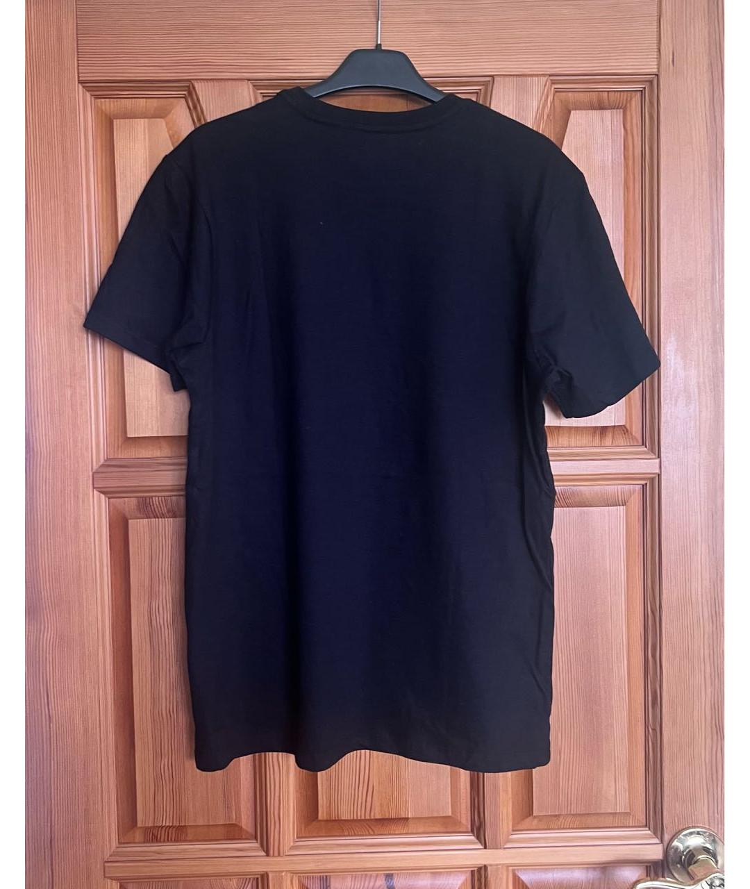 CALVIN KLEIN Черная хлопковая футболка, фото 2