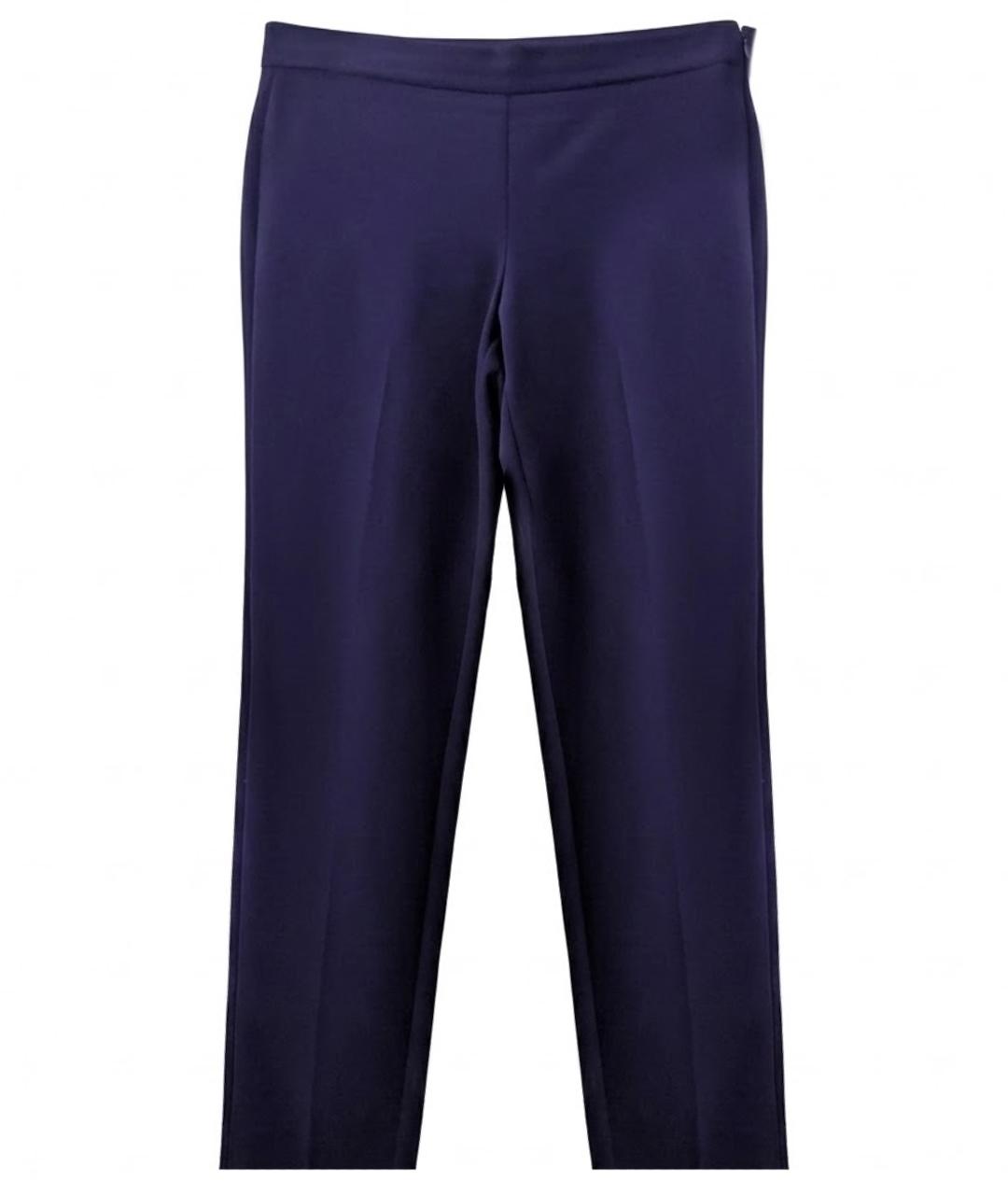 DKNY Темно-синие брюки узкие, фото 1