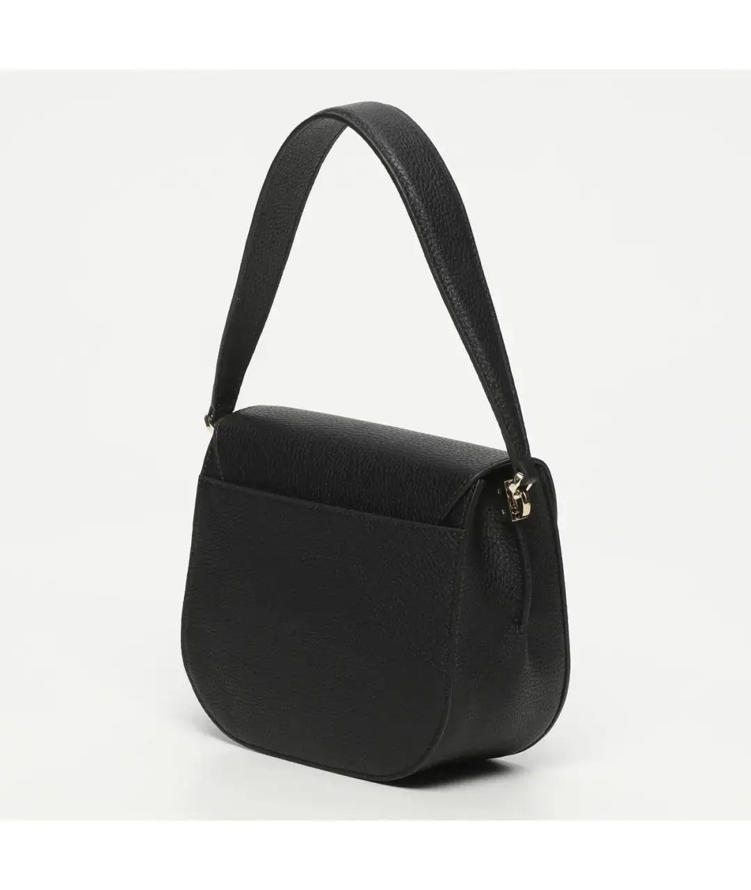 FURLA Черная кожаная сумка через плечо, фото 2