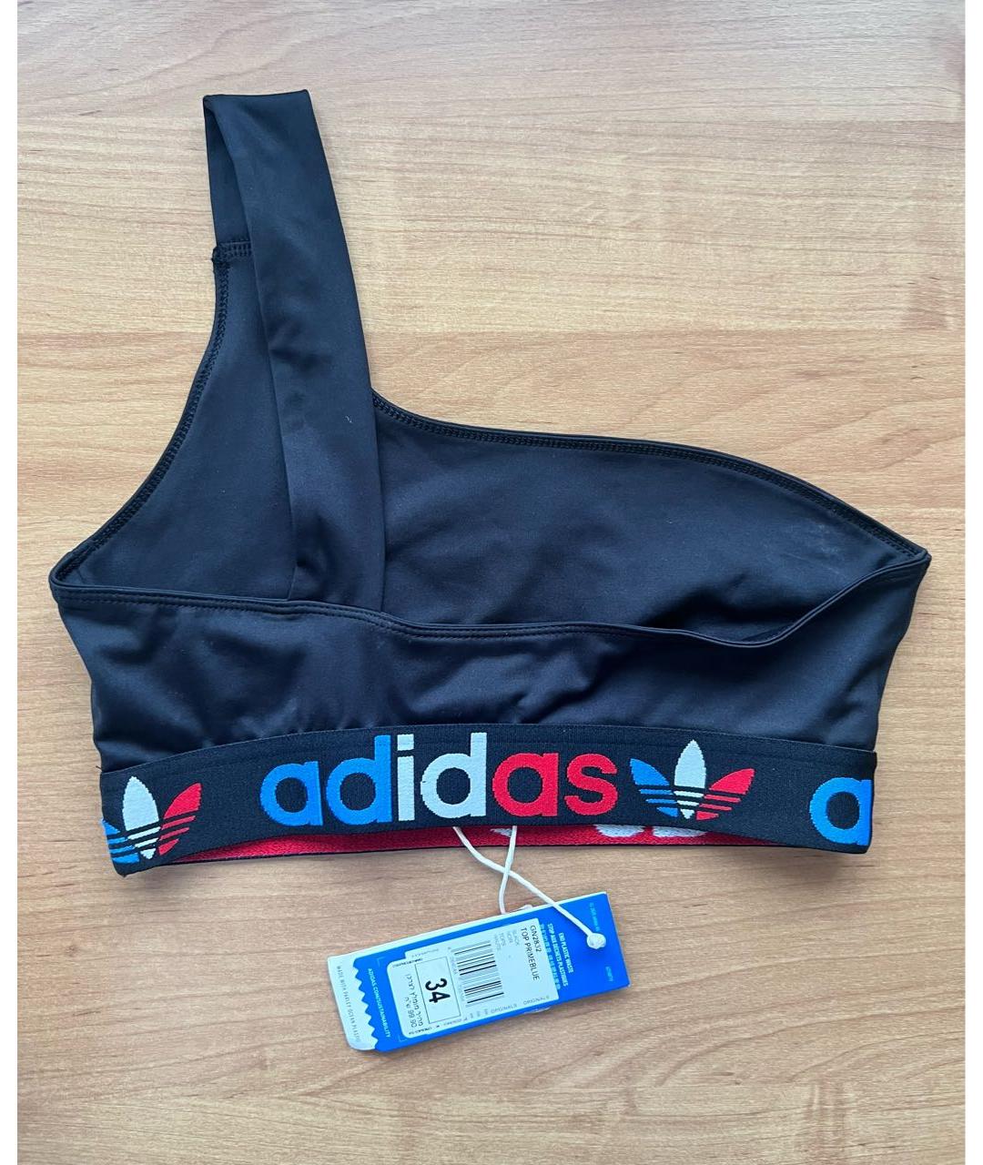 ADIDAS Черная майка, фото 2