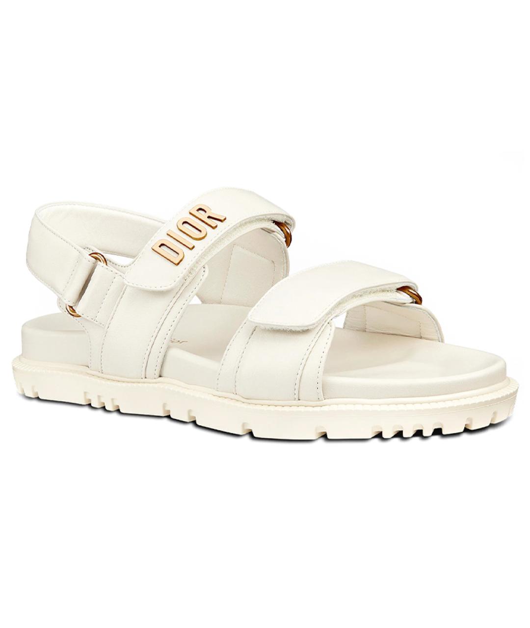 CHRISTIAN DIOR Белые сандалии, фото 3