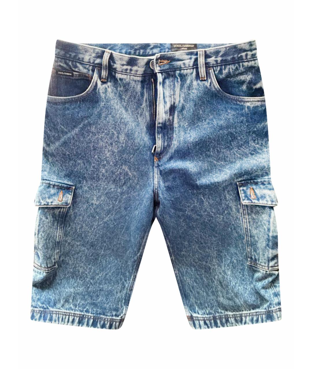 DOLCE&GABBANA Синие деним шорты, фото 1