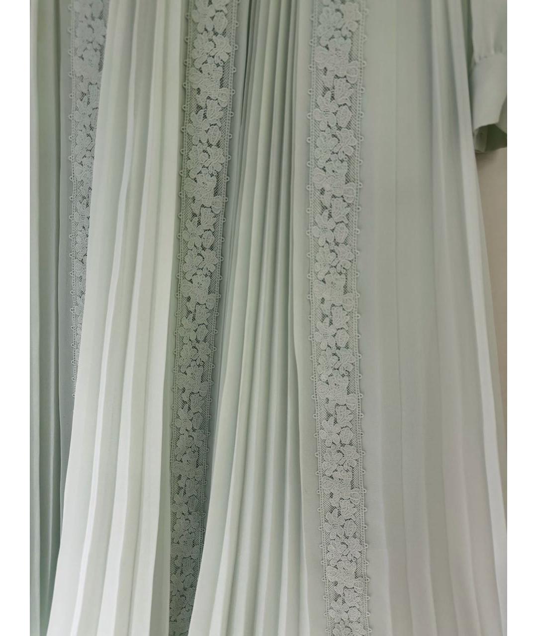 SELF-PORTRAIT Салатовыое полиэстеровое вечернее платье, фото 4