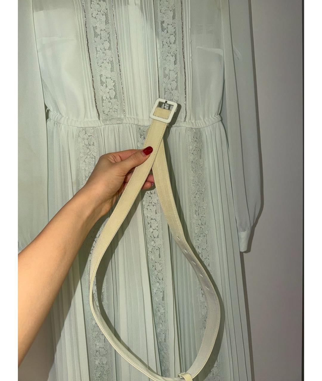 SELF-PORTRAIT Салатовыое полиэстеровое вечернее платье, фото 6