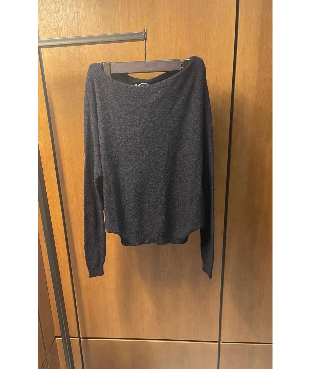 TOM FORD Темно-синий шелковый джемпер / свитер, фото 5