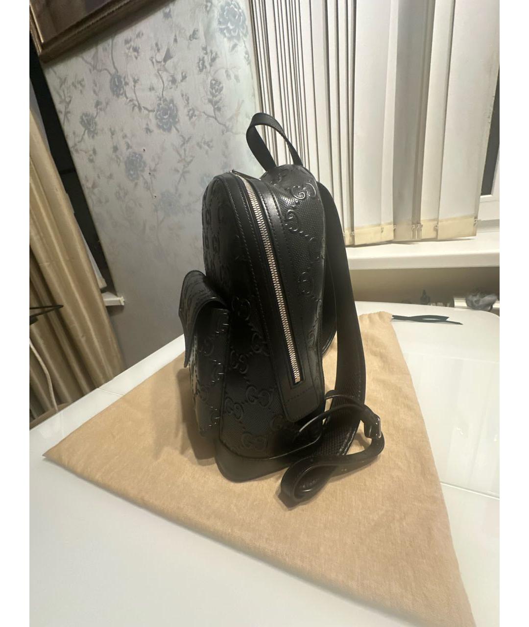 GUCCI Черный рюкзак, фото 2
