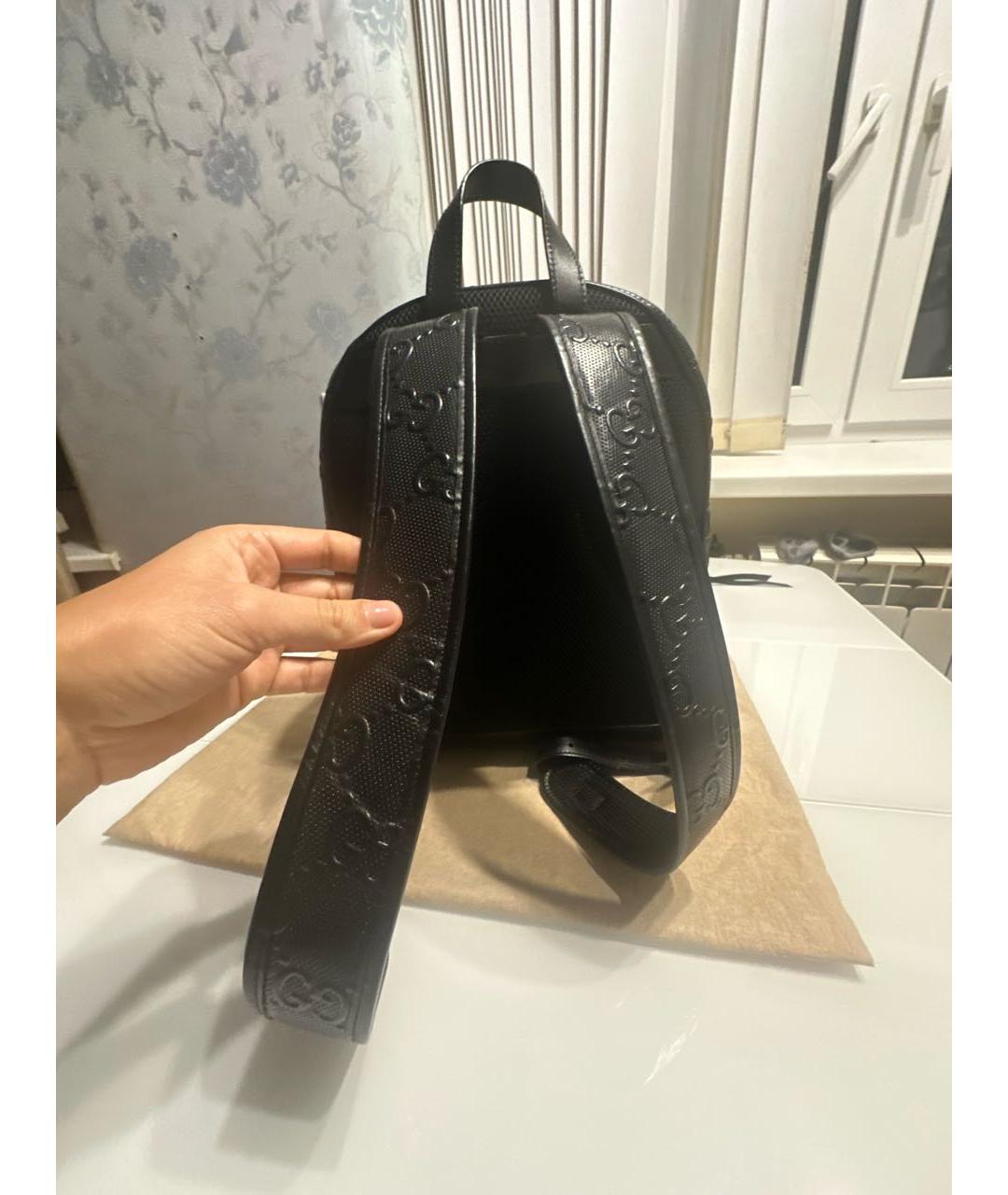 GUCCI Черный рюкзак, фото 3