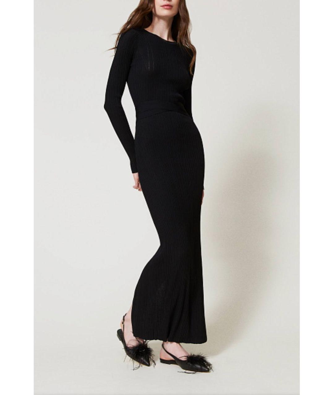 TWIN-SET Черные кожаные балетки, фото 6