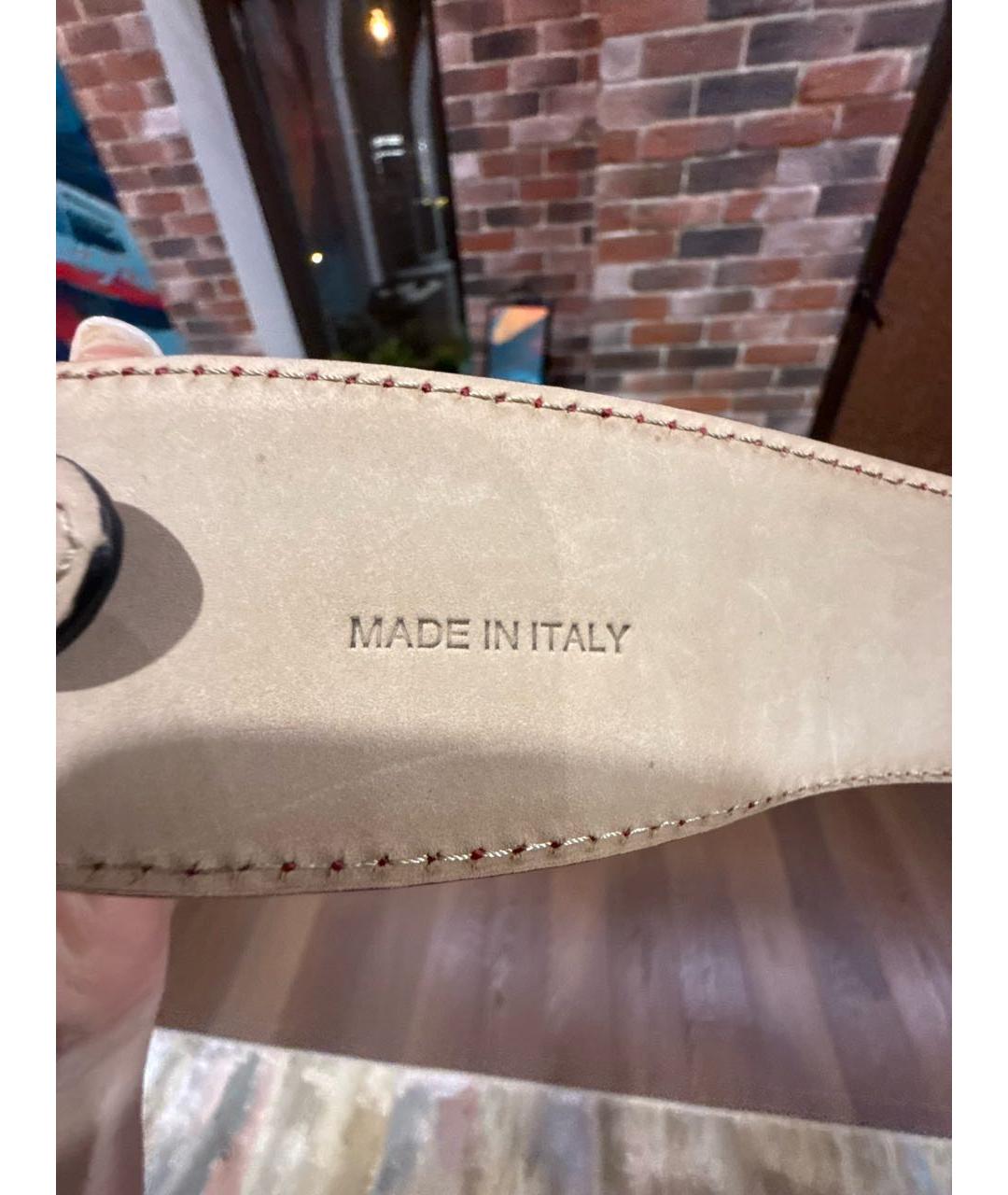 VALENTINO Красный кожаный ремень, фото 7