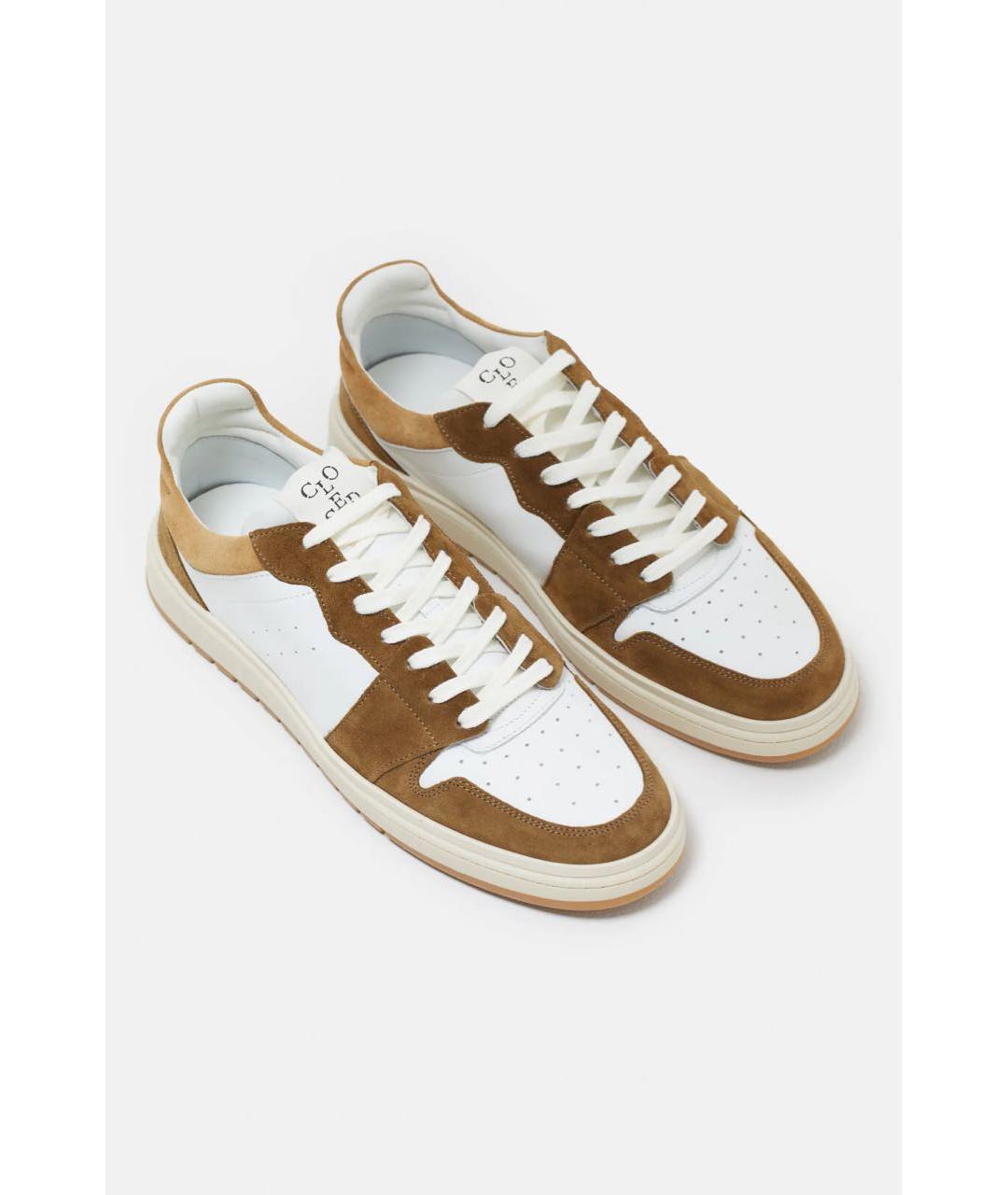 CLOSED Коричневые замшевые низкие кроссовки / кеды, фото 2