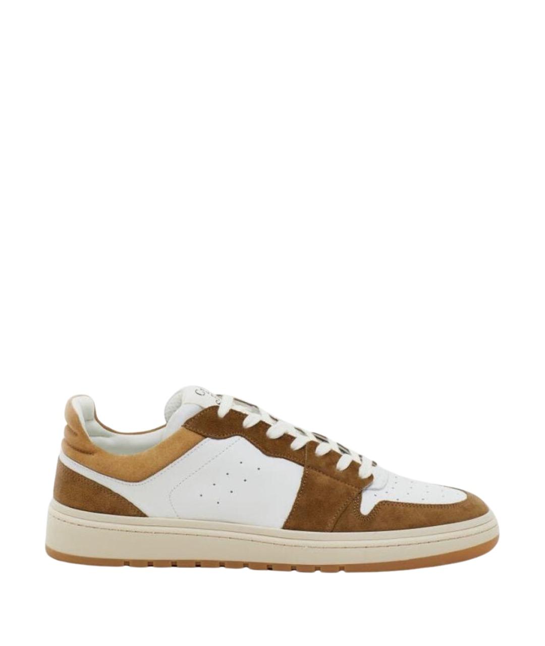 CLOSED Коричневые замшевые низкие кроссовки / кеды, фото 1