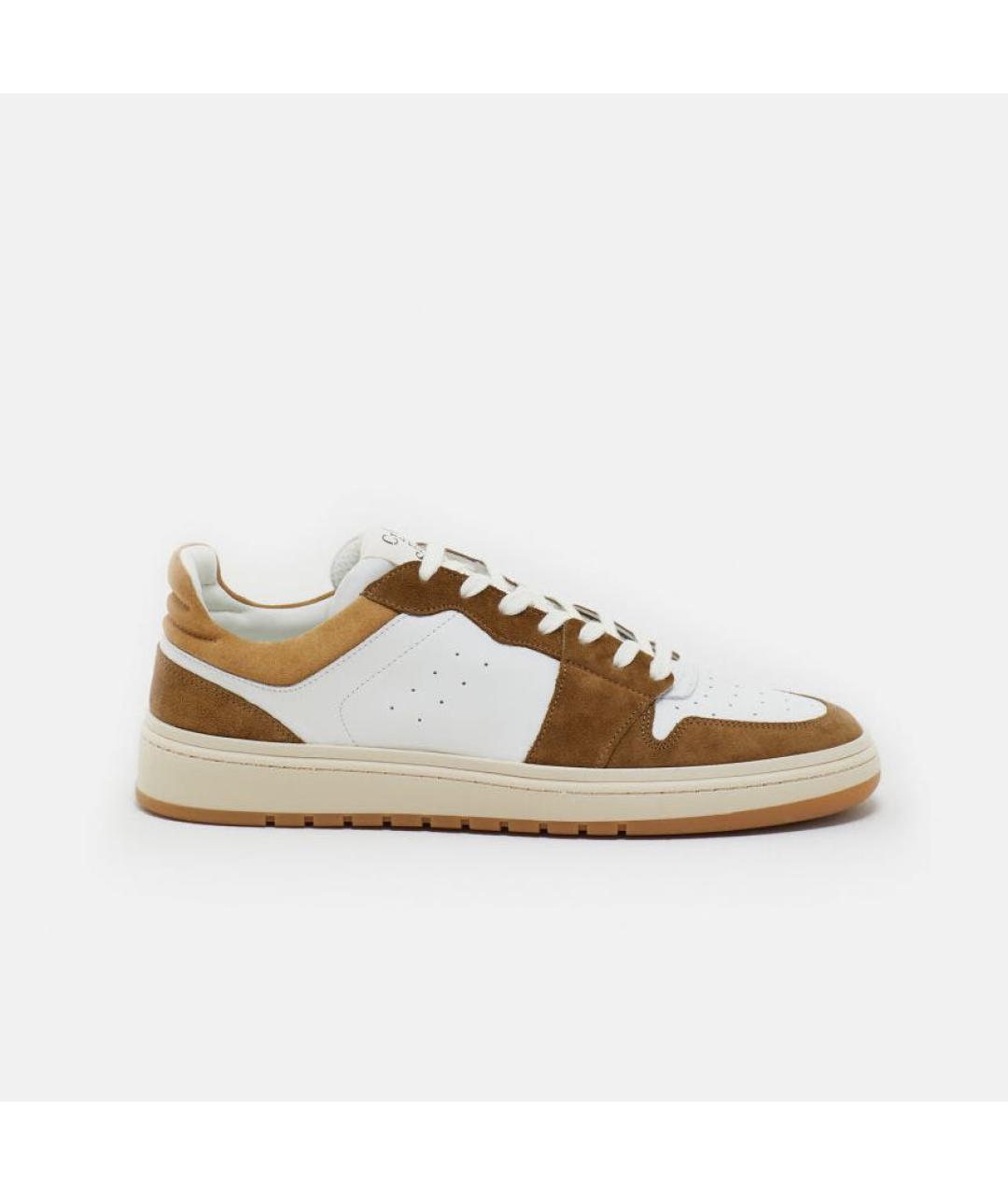 CLOSED Коричневые замшевые низкие кроссовки / кеды, фото 5