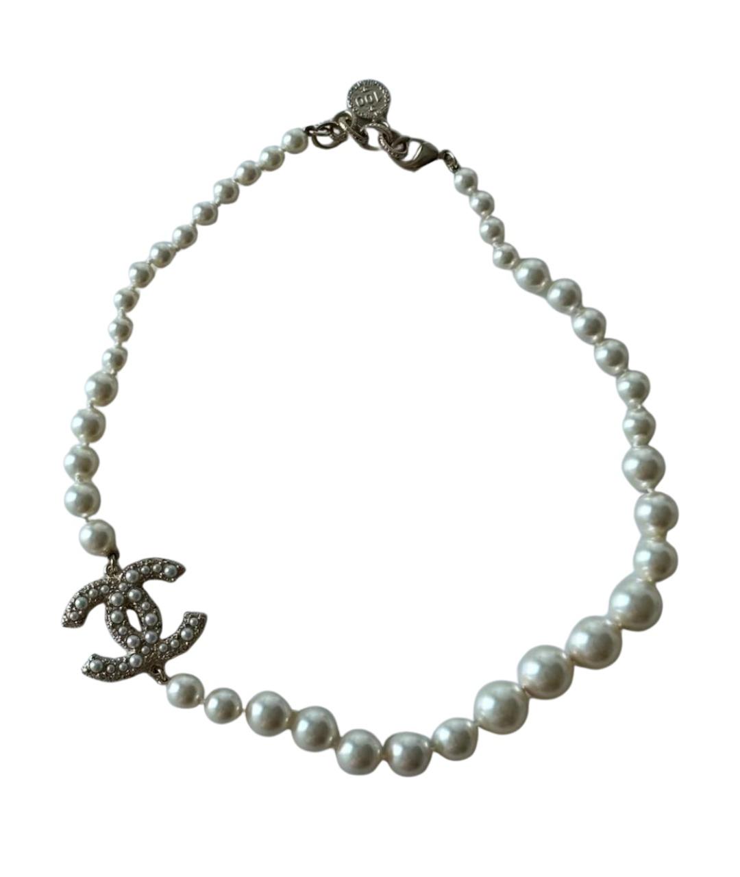 CHANEL Золотое металлическое колье, фото 1