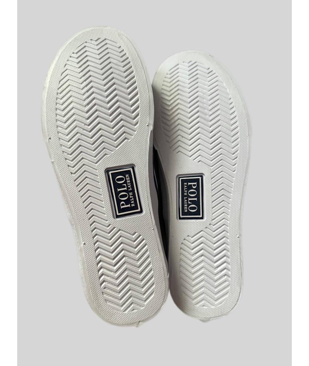 POLO RALPH LAUREN Синие текстильные слипоны, фото 5