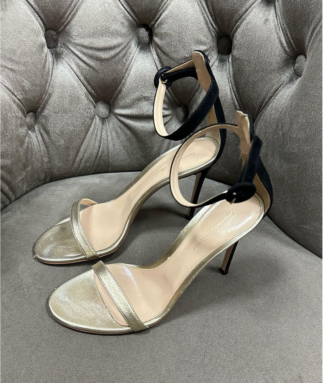 GIANVITO ROSSI Мульти кожаные босоножки, фото 2