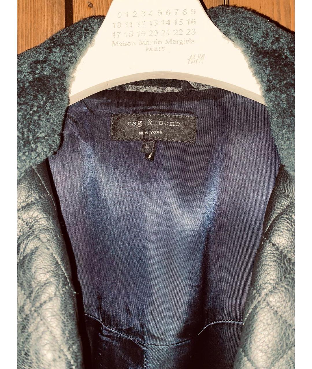 RAG & BONE Серое шерстяное пальто, фото 3