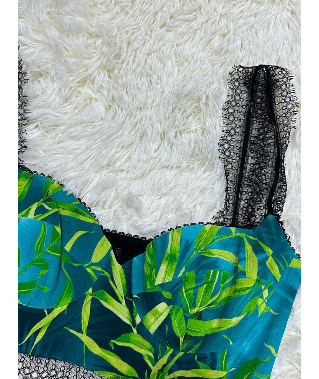 VERSACE Зеленая майка, фото 4