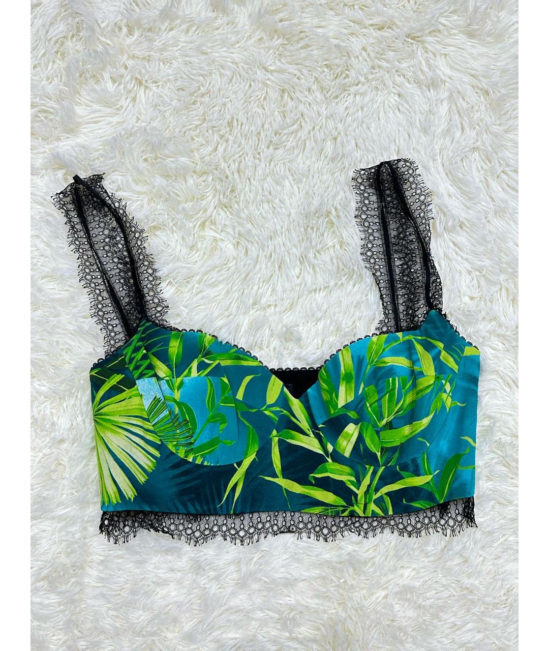 VERSACE Зеленая майка, фото 5