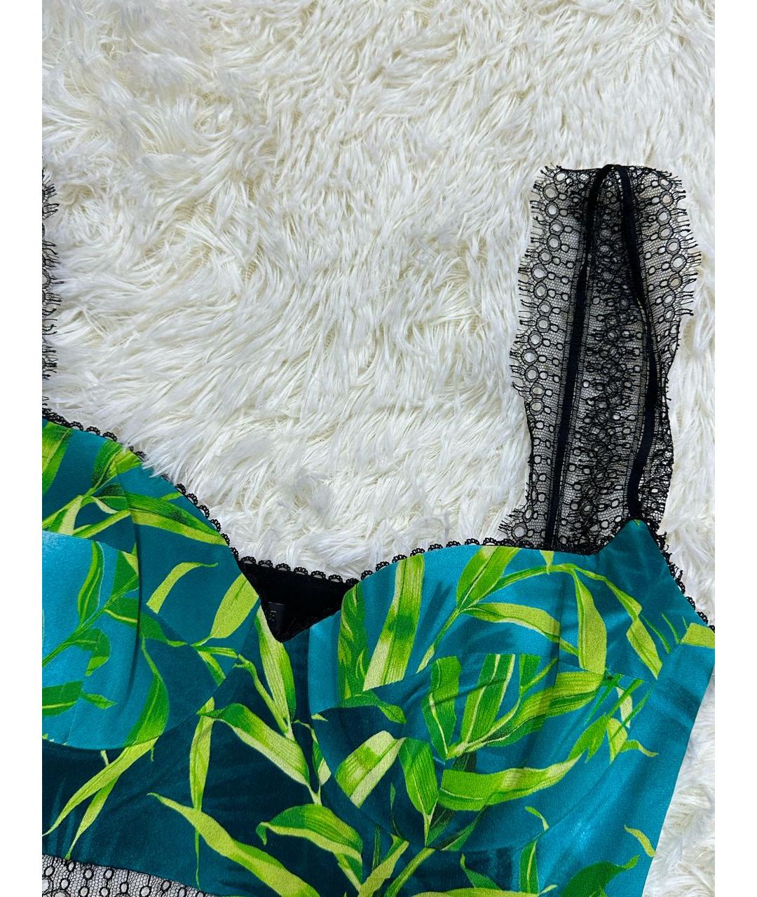 VERSACE Зеленая майка, фото 2