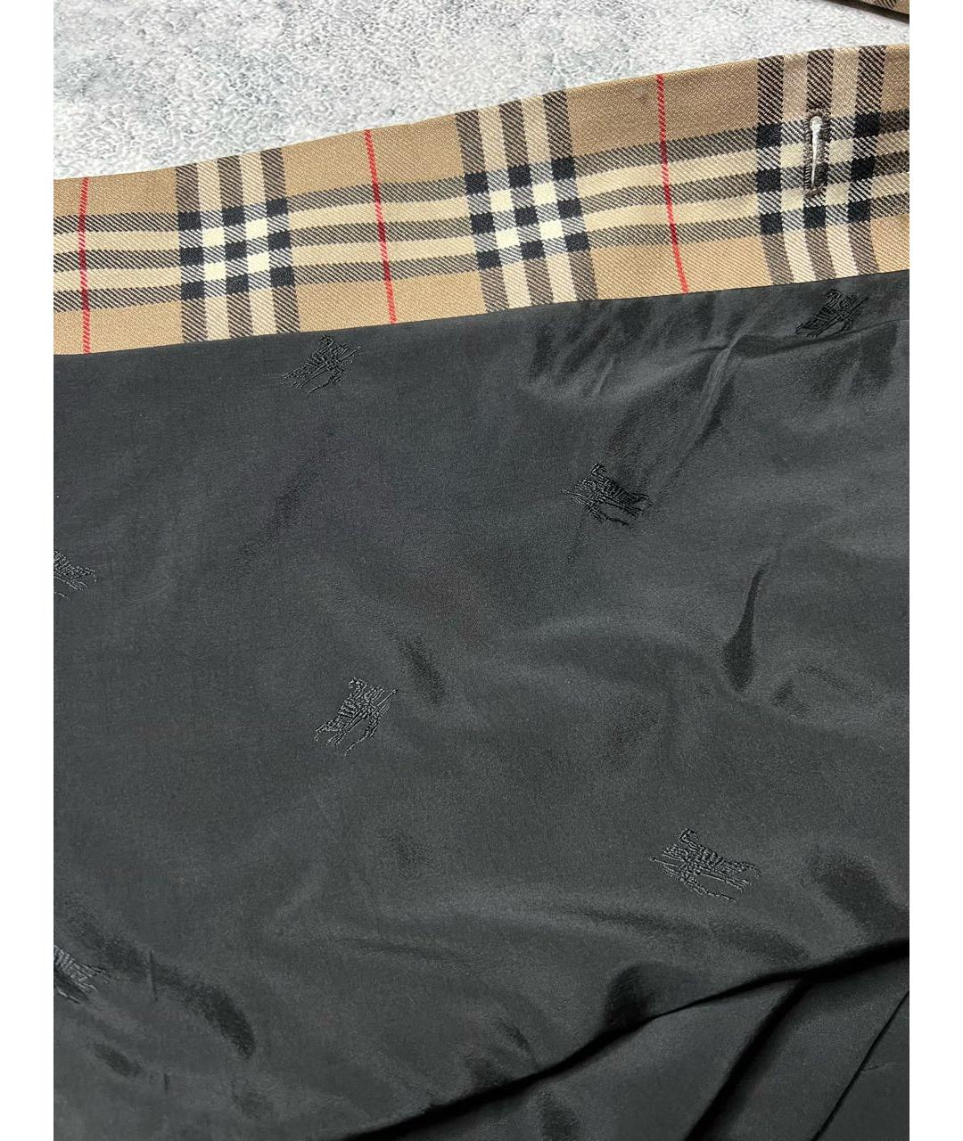 BURBERRY Бежевое шерстяное пальто, фото 7